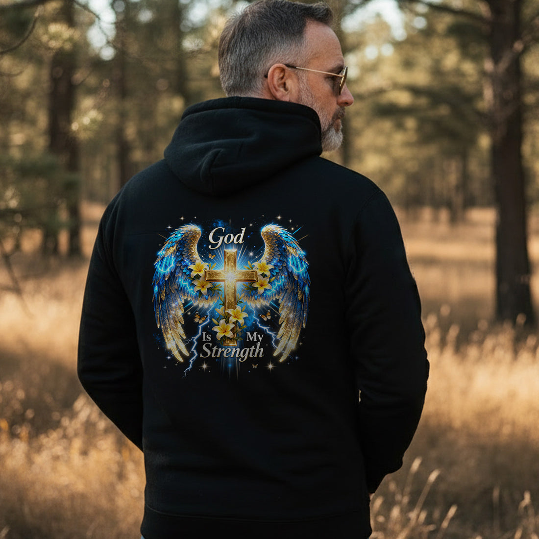 Faith and Strength in Every Step Hoodie
