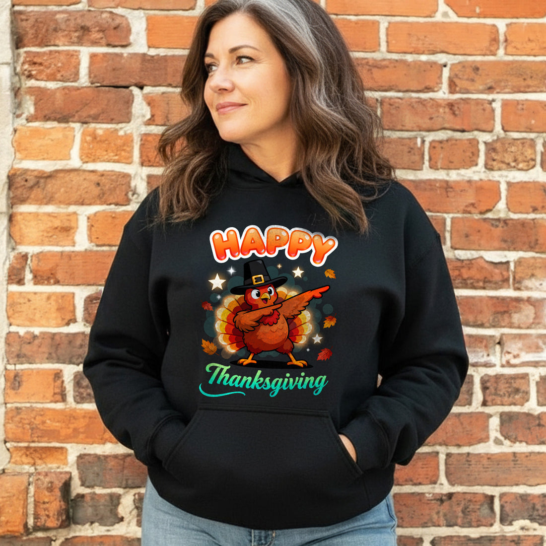 Festive Thanksgiving Cheer Hoodie