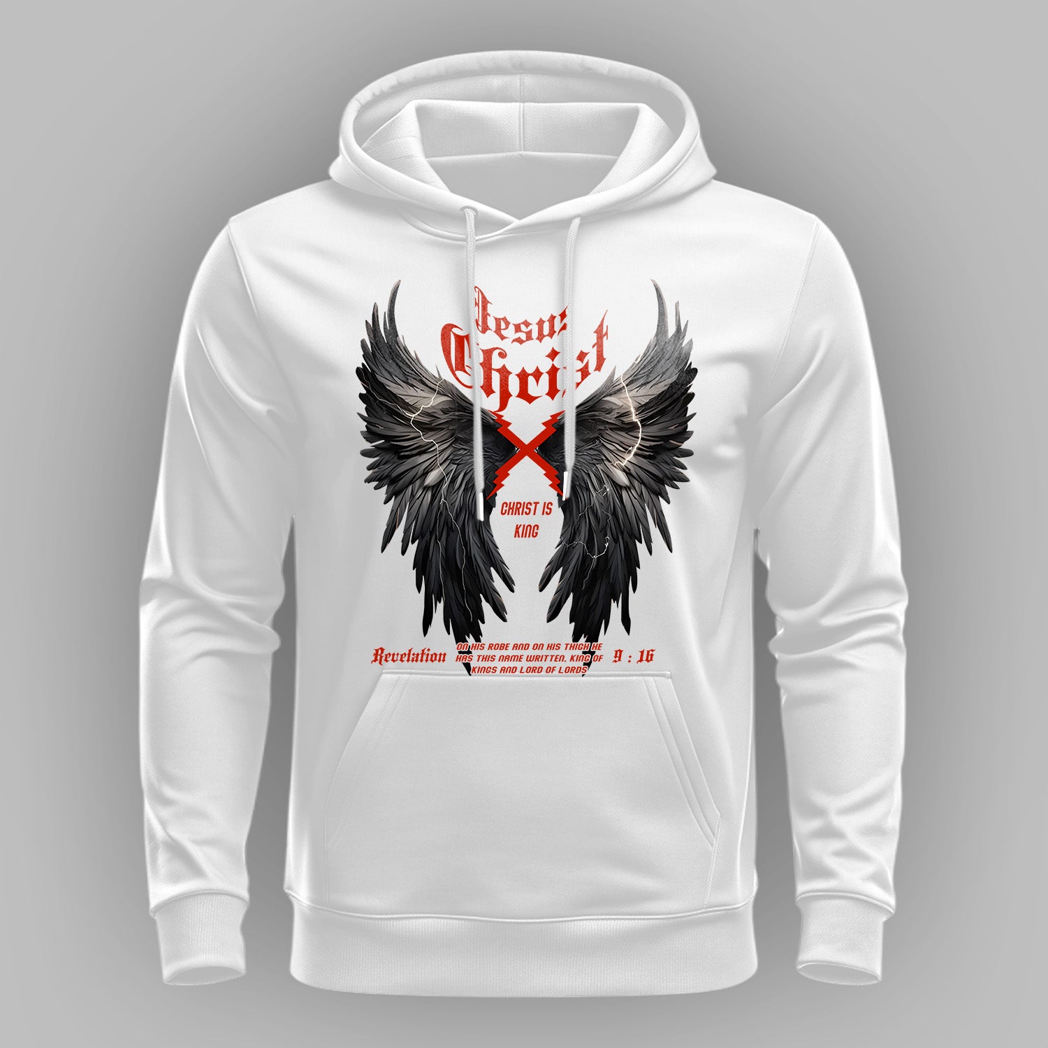 Faith and Freedom Wings Design Hoodie