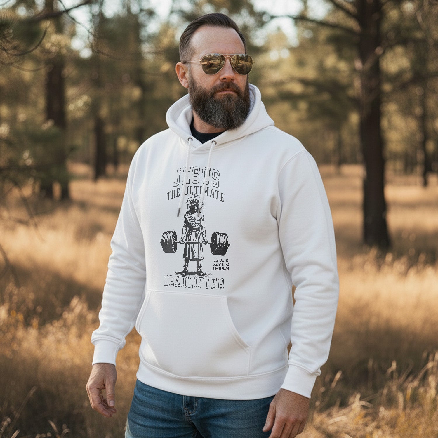 Faith and Strength for Lifters Hoodie